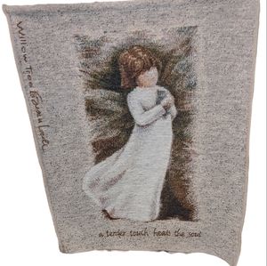 Wall Art Willow Tree Angel Hanging Tapestry Bannerette Banner Home Decor